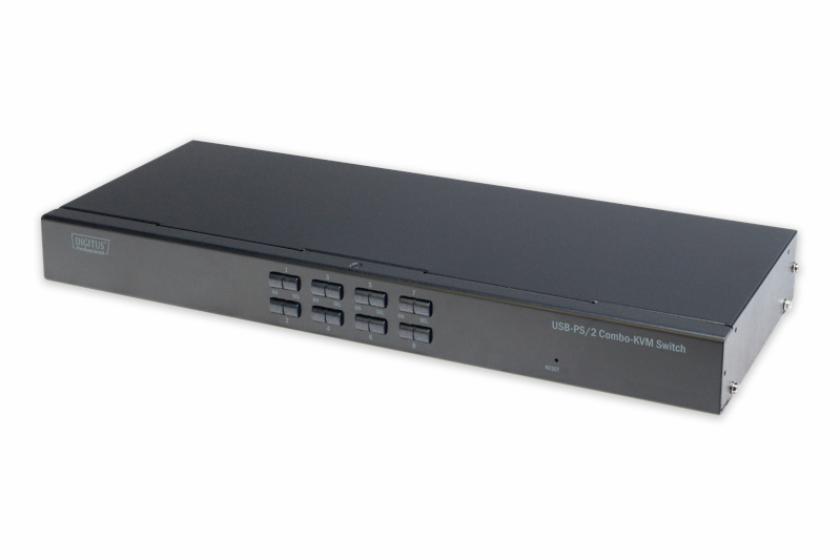 Der neue VGA+ USB-Combo-KVM-Switch von Digitus.