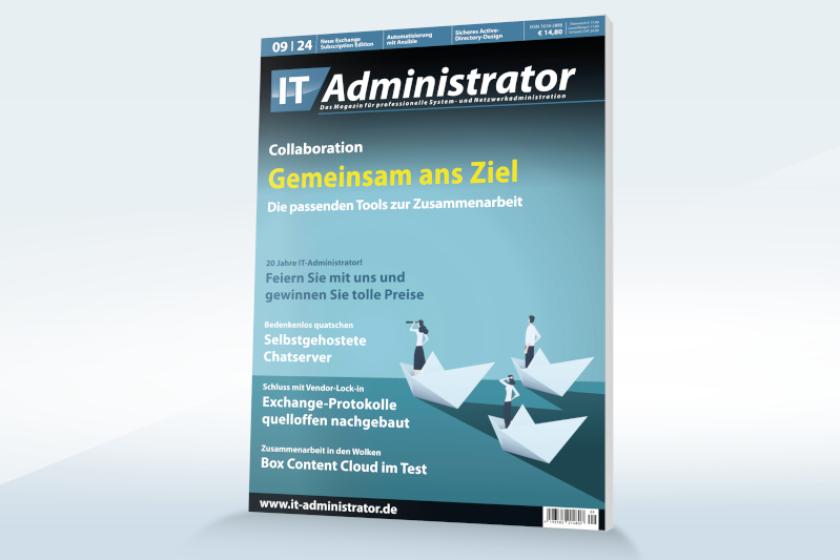 Im September 2024 wird IT-Administrator 20 Jahre! Feiern Sie mit und gewinnen Sie tolle Preise.