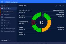 Das Tool "OPSWAT Security Score" bewertet den Sicherheitszustand eines Rechners anhand von verschiedenen Indikatoren.